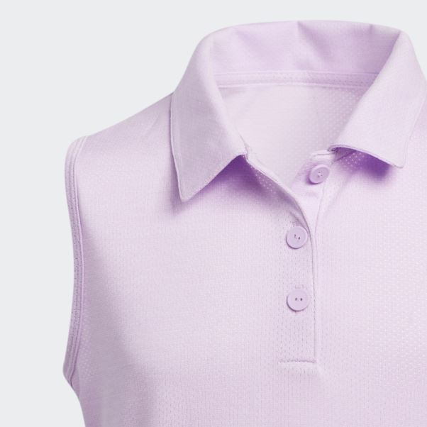 Polo De Golf Sans Manches Heat.rdy Lilas Adidas