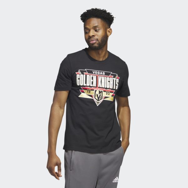 Tee Shirt Meneur De Jeu Adidas Golden Knights Nhl-lvs-5vd