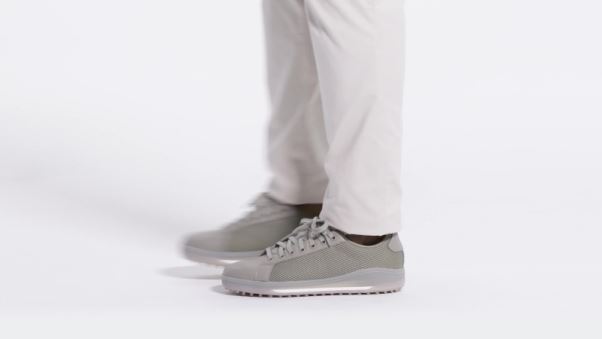 Chaussures De Golf Adidas Go-to Spikeless 1 Galets Argentés