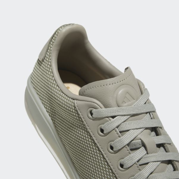 Chaussures De Golf Adidas Go-to Spikeless 1 Galets Argentés
