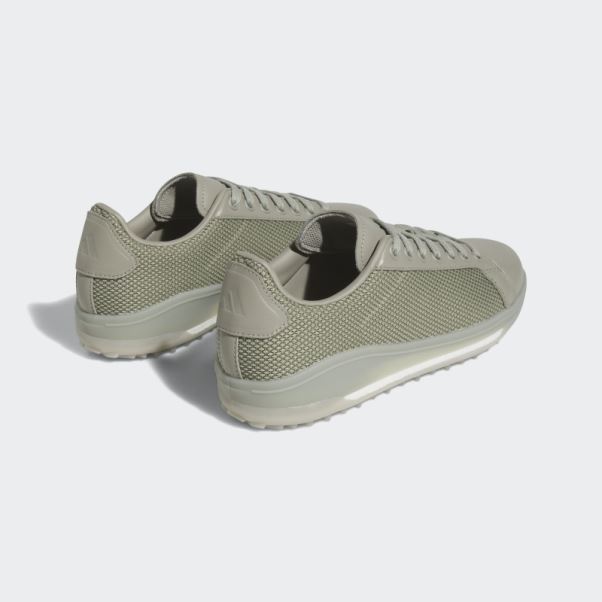 Chaussures De Golf Adidas Go-to Spikeless 1 Galets Argentés