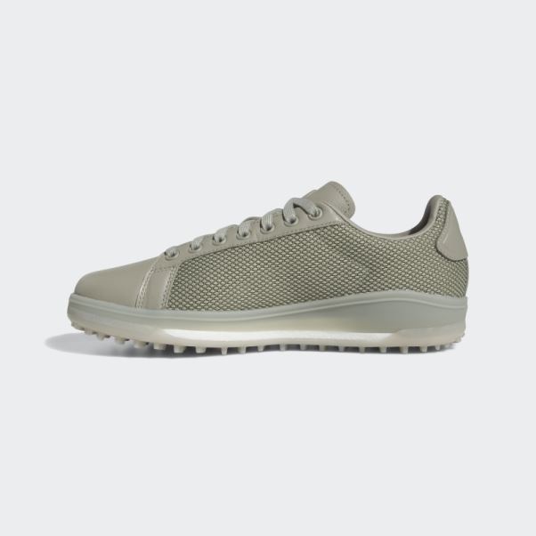 Chaussures De Golf Adidas Go-to Spikeless 1 Galets Argentés