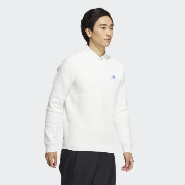 Adidas Made To Be Remade Pull Ras Du Cou Blanc