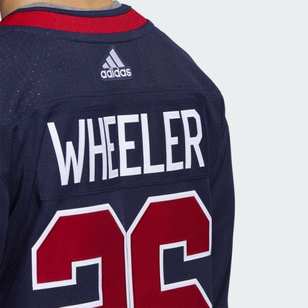 Maillot 09 Ccm-sld Jets Wheeler Third Authentique Bleu Marine Adidas