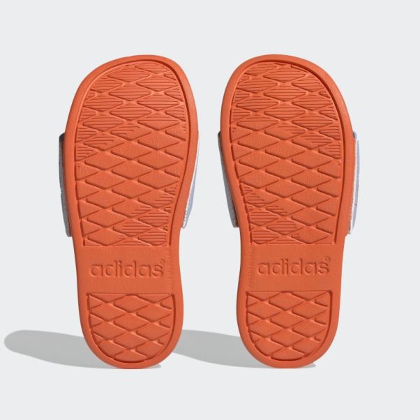 Bleu Aube Chaud Adidas X Disney Adilette Confort Moana Diapositives