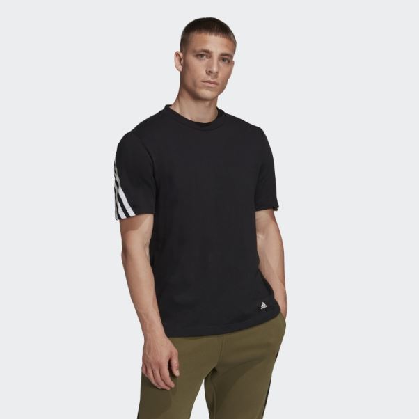 T-shirt à 3 Bandes Adidas Sportswear Future Icons Noir