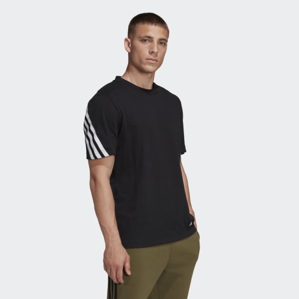 T-shirt à 3 Bandes Adidas Sportswear Future Icons Noir