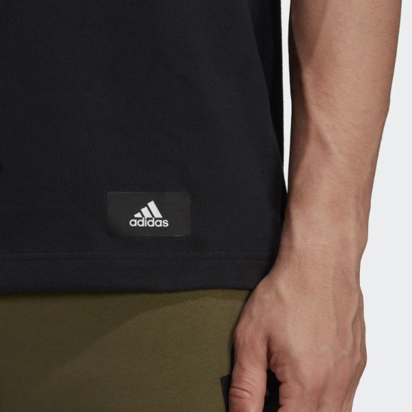 T-shirt à 3 Bandes Adidas Sportswear Future Icons Noir