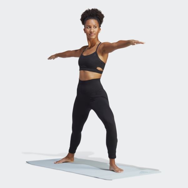 Soutien-gorge Long Adidas Yoga Studio Light-support Noir