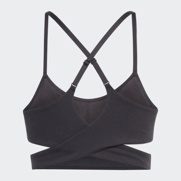 Soutien-gorge Long Adidas Yoga Studio Light-support Noir