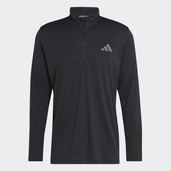 Train Essentials Entraînement Saisonnier 1/4-zip T-shirt à Manches Longues Adidas Noir