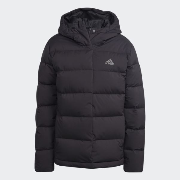 Doudoune à Capuche Adidas Helionic Noir