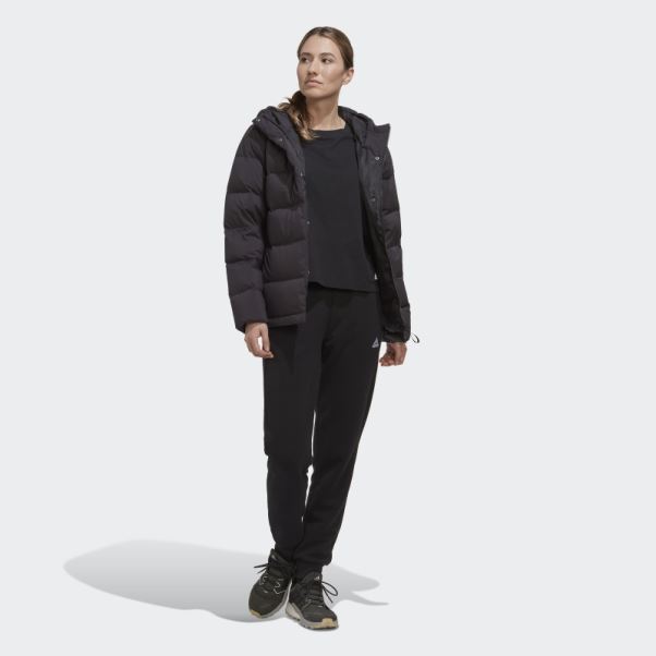 Doudoune à Capuche Adidas Helionic Noir