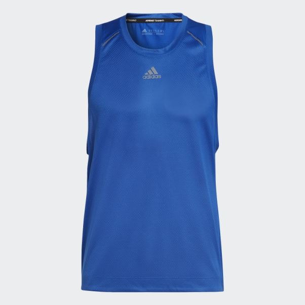 Débardeur D'entraînement Hiit Spin Bleu Royal Adidas