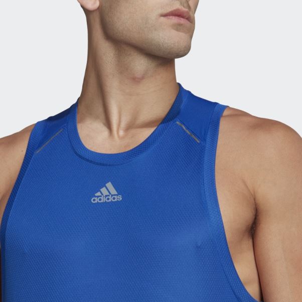 Débardeur D'entraînement Hiit Spin Bleu Royal Adidas