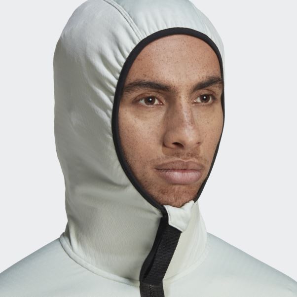 Veste De Randonnée à Capuche Terrex Tech Flooce Light Adidas Vert