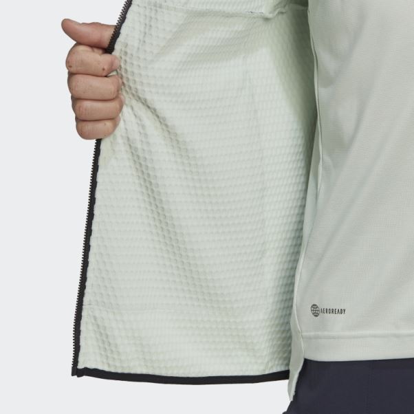 Veste De Randonnée à Capuche Terrex Tech Flooce Light Adidas Vert