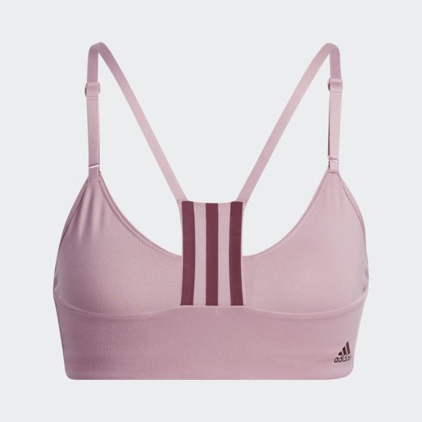 Soutien-gorge à Maintien Léger Adidas Aeroimpact Training Mauve Mode