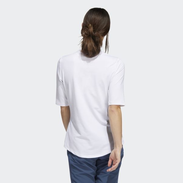 Polo Essentials Mock Adidas Blanc