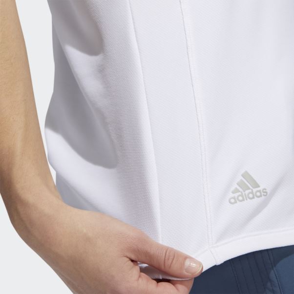 Polo Essentials Mock Adidas Blanc