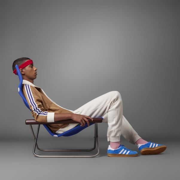 Adidas Desert Adicolor Heritage Now Haut De Survetement Rayé Marron