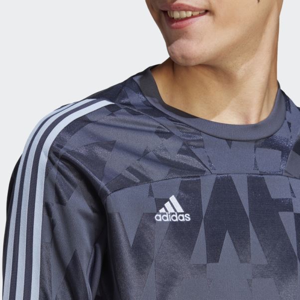 Maillot Manches Longues Tiro Adidas Bleu Marine