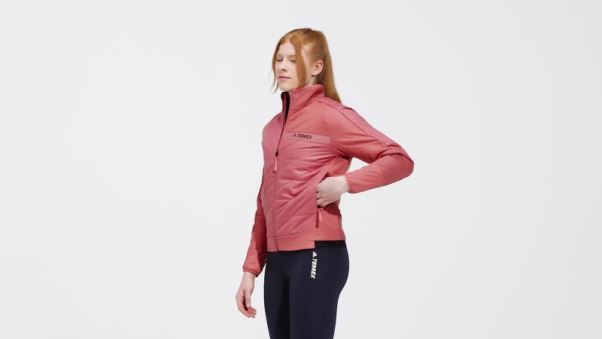 Adidas Veste Isolante Multi-synthétique Rouge Terrex
