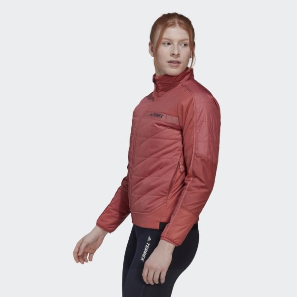 Adidas Veste Isolante Multi-synthétique Rouge Terrex
