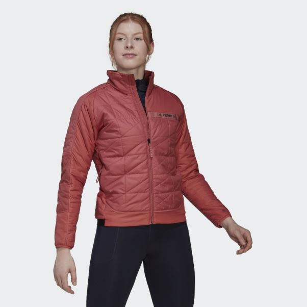 Adidas Veste Isolante Multi-synthétique Rouge Terrex