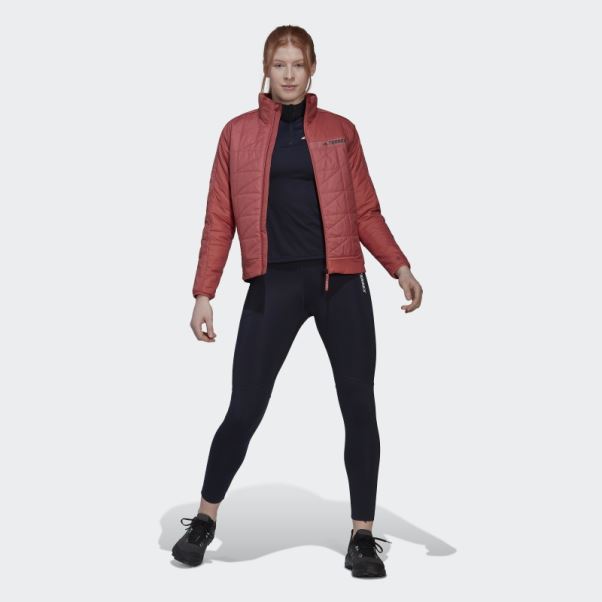 Adidas Veste Isolante Multi-synthétique Rouge Terrex
