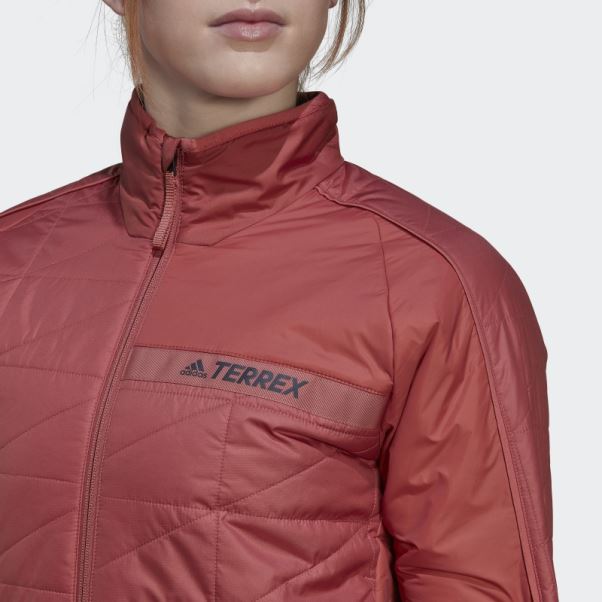Adidas Veste Isolante Multi-synthétique Rouge Terrex