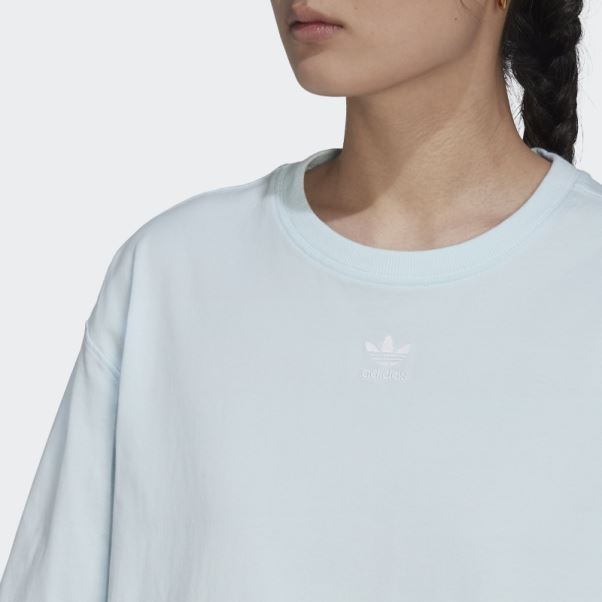 Tee Shirt Adidas Adicolor Essentials Bleu