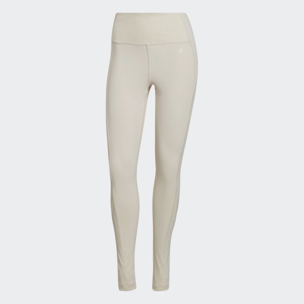 Collants D'entrainement Hyperglam Blanc Adidas