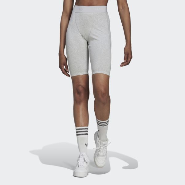 Bike Loungewear Leggings Gris Clair Chiné Adidas