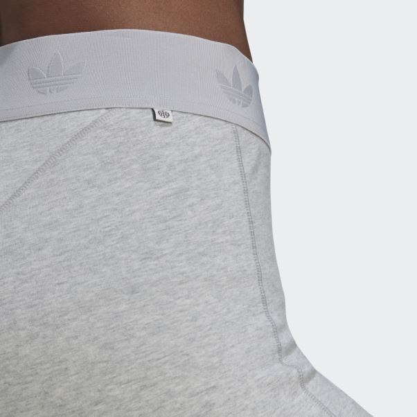 Bike Loungewear Leggings Gris Clair Chiné Adidas