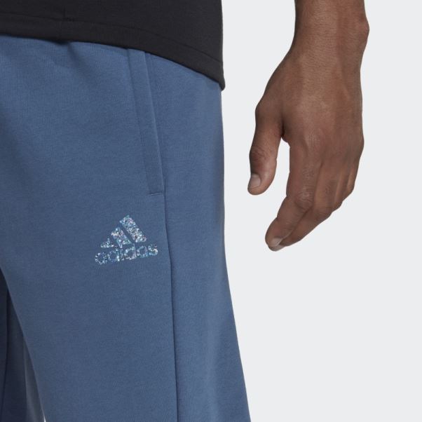 Adidas Steel Stadium Polaire écusson De Pantalon De Sport à Revers