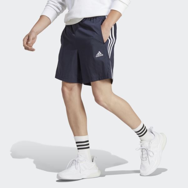 Adidas Aeroready Essentials Chelsea 3-stripes Short Blanc