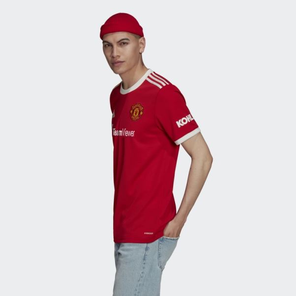 Maillot Domicile Manchester United 21/22 Adidas Real Rouge