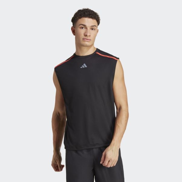 Débardeur De Base D'entraînement Adidas Noir