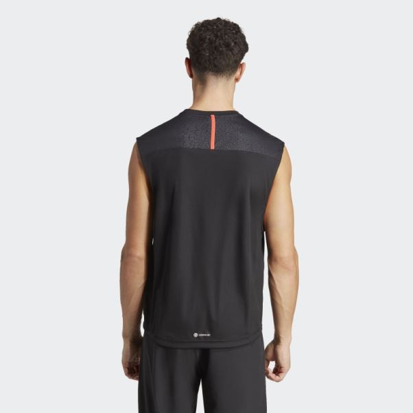 Débardeur De Base D'entraînement Adidas Noir