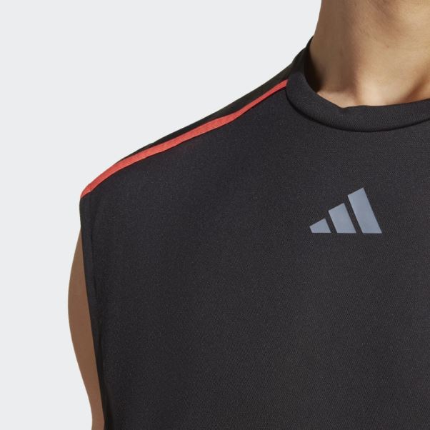 Débardeur De Base D'entraînement Adidas Noir