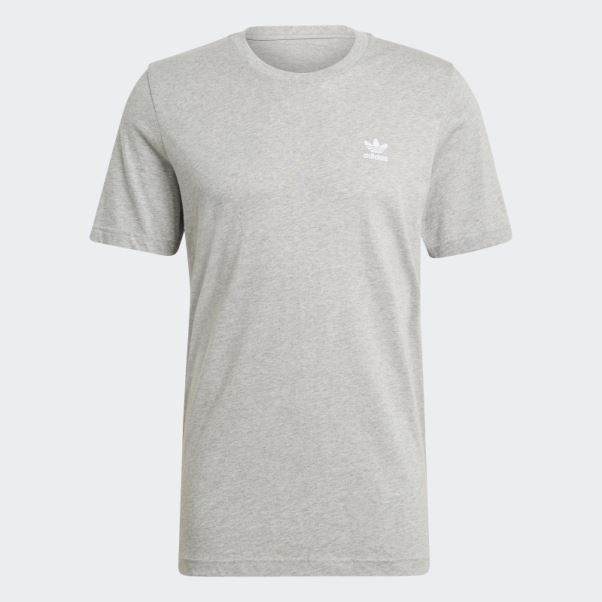 T-shirt Trèfle Adidas Adicolor Essentials Gris Moyen