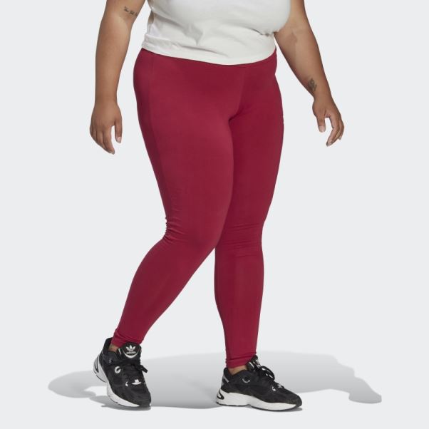 Collant Adidas Adicolor Essentials Bordeaux (grande Taille)