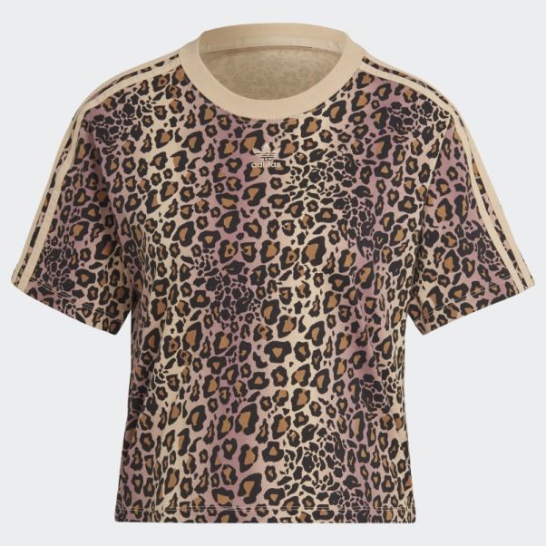 T-shirt Imprimé Noir Adidas