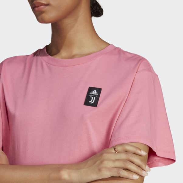 T-shirt Juventus Adidas Ton Rose