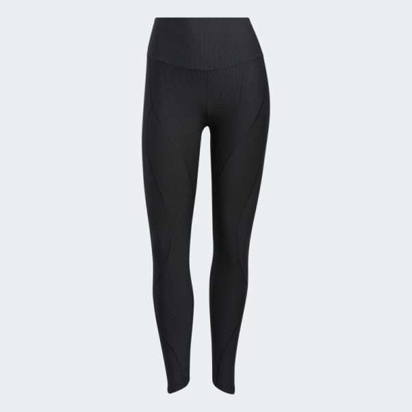 Collant Adidas Carbon Yoga Prime 7/8 Bleu
