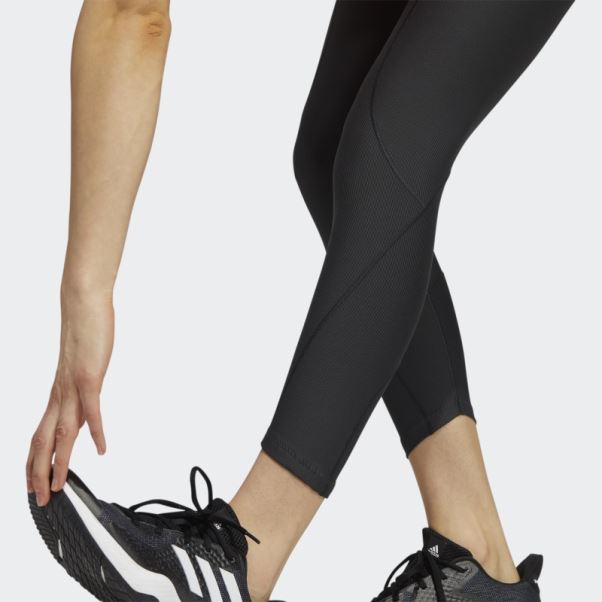 Collant Adidas Carbon Yoga Prime 7/8 Bleu