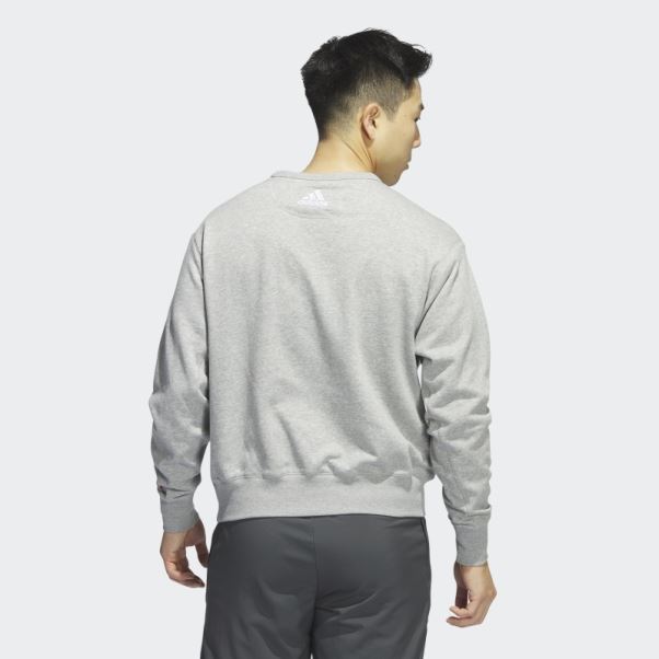 Sweat Adidas Hurricanes Vintage Crew Gris Moyen