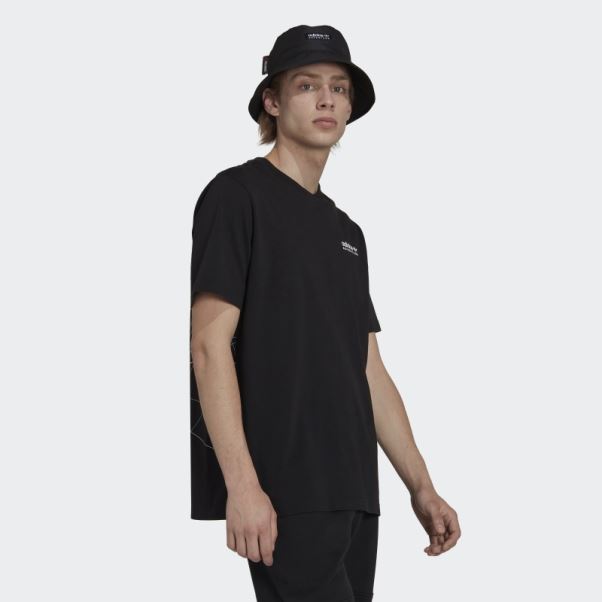 T-shirt Adidas Aventure Montagne Noir