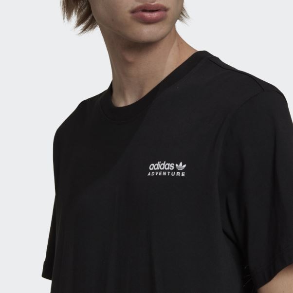 T-shirt Adidas Aventure Montagne Noir